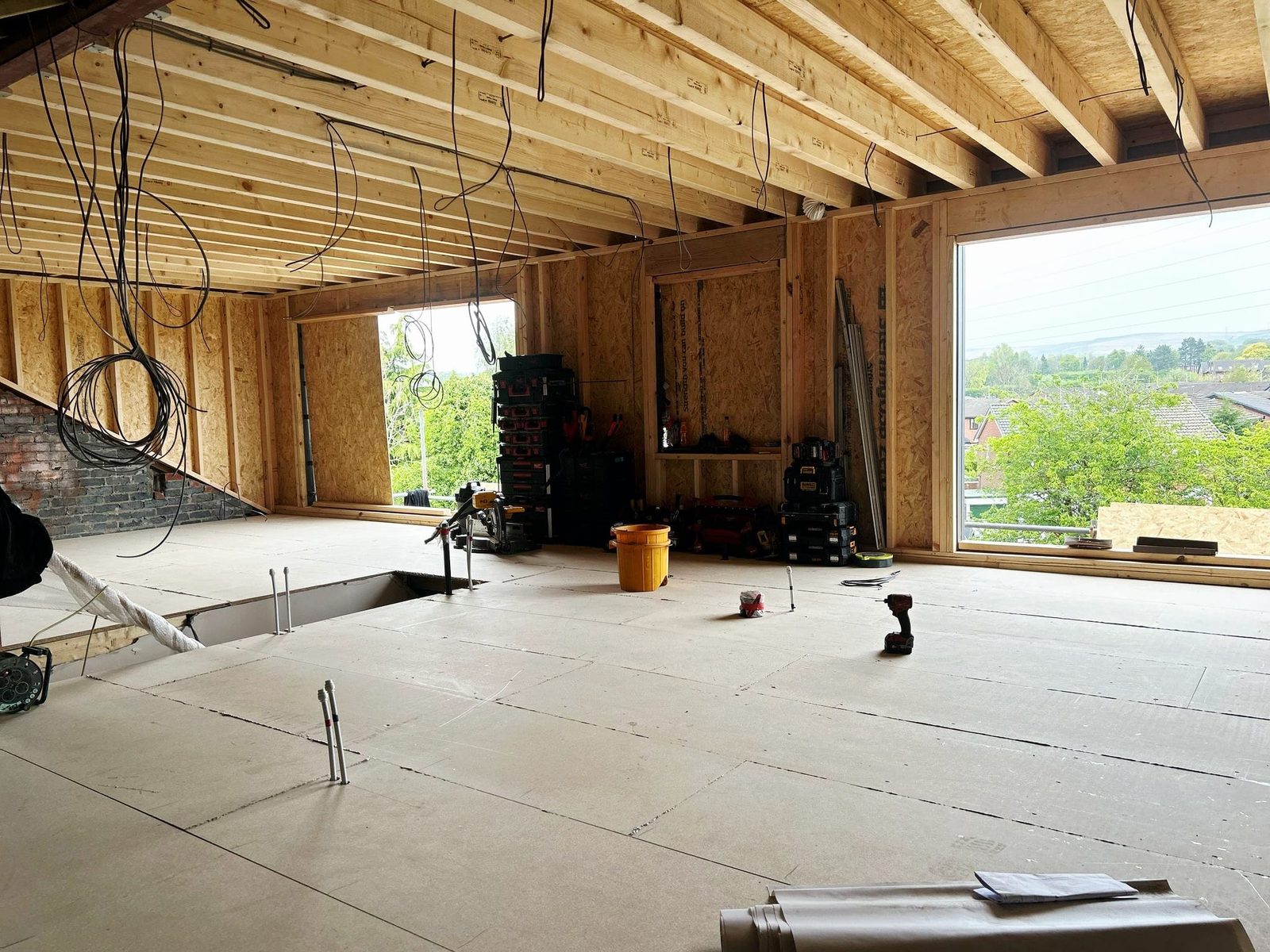Dormer loft conversion in Bamford