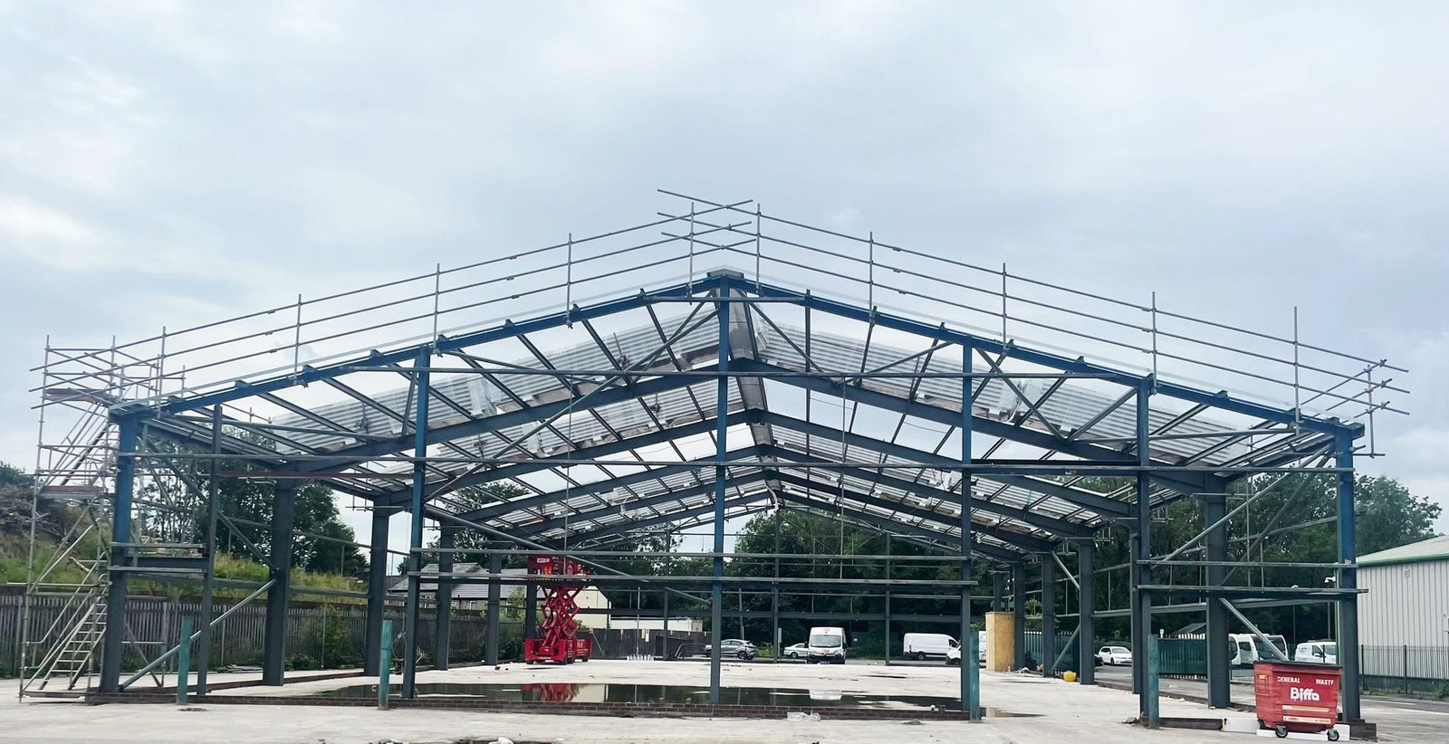 Warehouse strip-out for Glossop Caravans in Glossop